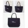 Large Denim Canvas Shopping Bag Fashionable Art Bag with Two Handles Waterproof and Wholesale Factory Direct