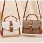 High Quality Luxury PU Leather Crossbody Shoulder Bag Single Strap Zipper Lock Fashionable New Design Women Customizable Brand