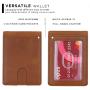 Top Quality Mini Purse Male Automatic Aluminium Rfid Card Casual Wallets Anti theft Carbon Fiber wallet with ID window