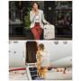 LOVEVOOK TSA-friendly Backpack Carry on 40L Travel Bag 17" Laptop with USB Port Waterproof with 4 Packing Cubes Travel Backpack