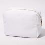 Many stock color nylon cosmetic bag can be customized nylon pouch make up bag with nylon bag
