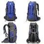 ZF076 Mountaineering Bag Large Capacity Nylon Hiking Travel Sports Outdoor Backpack Waterproof Wear Breathable Shoulder Bag
