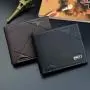 ZR086 New Men's Wallet Short Multi-card Fashionable Casual Young Thin Three-fold Horizontal Soft Wallet