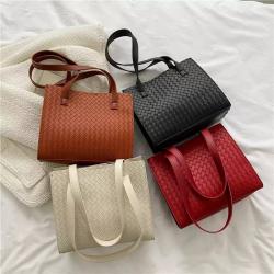 Fashion Korean Woven Women's Bag New Fashion Foreign Style Single Shoulder Bag Spring Texture Armpit Bag bolsas para mujer