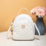 Newest Small Ladies Girls Backpack Nice Design Fashion Women' Shoulder Bags Pu Embroidered Ladies Handbags Customization