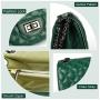 2024 New quilted crossbody bag women's leather shoulder bag with chain fashion clutch bag