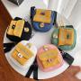 Cute Canvas Messenger Bag Autumn Cartoon Super Cute Girl Small Square Bag Street Casual Shoulder Bag