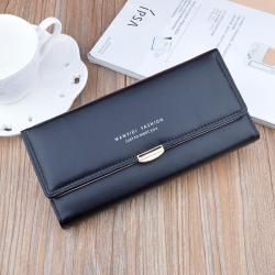2024 new design ladies pu leather wallet wholesale fashion women trendy coin leather women's wallet