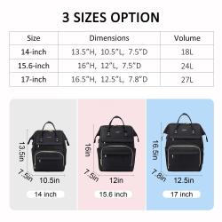 Free Sample Women Men Travel Backpacks 14/15.6/17 Inch Business Computer Bag with USB Port College School Bags Laptop Backpacks
