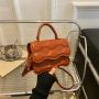 Embossed Wave Plaid Bags Women Handbags Ladies Pure Color Bags For Women Pu Leather Womens Shoulder Bags