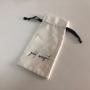 Custom Logo Printed Cotton Canvas Drawstring Gift Pouch Eco Cotton Bag
