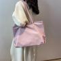 ZR417 Nylon Tote Bag High Capacity Women's 2023 New Fashion Versatile Handheld Shoulder Bag Shopping Bag