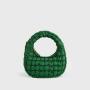 2024 New Women's Winter Down Handbag Puffer Half Moon Bag with Quilted Fashion Crossbody Bags