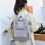 ZR466 New Mother Backpack Portable Travel Nylon Mommy Bag Bottle Diaper Multi-compartment Bottle Diaper Mother And Baby Bag