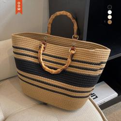 Wholesale bolsos de mujer Straw Woven Bag Ins Shoulder Tote Bag New Summer Trend Beach Bag For Women