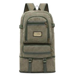 MGB027 Outdoor Sports Backpack High Quality Canvas Travel Mountaineering Backpack Retro Large Capacity Student Luggage Bag