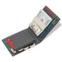 Wholesale men money clip leather mens wallet card holder rfid pu money clips wallets