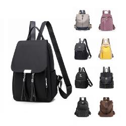 GELORY Customized Logo Multi Type Oxford Ladies Backpack Fashion Large Capacity Women Travel Backpack Bag