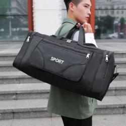 HR375 Sports Travel Handheld Bag Unisex Oxford Luggage Business Waterproof Work Preparation Bag Foldable Student Storage Bag