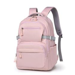 ZF195 New Schoolbag Female Junior High School Students Shoulder Bag Male Computer Backpack Oxford Breathable Waterproof
