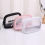 Travel Transparent Cosmetic Bag PVC Women Zipper Clear Makeup Bags Beauty Case Make Up Organizer Storage Bath Toiletry Wash Bag