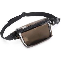 Gelory Fashion Women Waist Bag Custom Logo Clear Fanny Pack Waterproof Waist Pack