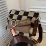 Bag woman 2021 new tide net red fashion woman bag foreign gas chain slant diamond bag small jelly