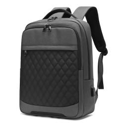 Wholesale Oxford cloth backpack in stock men's USB charging computer bag large capacity business commuting backpack