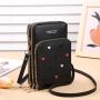 2024 New Small Mini Single Shoulder Crossbody Bag Mobile Phone Bag Touch screen Zipper Wallet Fashion Mobile Phone Messenger Bag