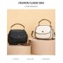 ZR701 Women's Bags New Fashion PU Leather Girl Lovely Small Square Bag Simple Zipper Shoulder Crossbody Phone Bag Female Party