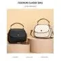 ZR701 Women's Bags New Fashion PU Leather Girl Lovely Small Square Bag Simple Zipper Shoulder Crossbody Phone Bag Female Party