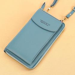 Mobile Phone Bag Touch screen Zipper Wallet Fashion Mobile Phone Messenger Bag New Small Mini Single Shoulder Crossbody Bag