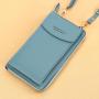 Mobile Phone Bag Touch screen Zipper Wallet Fashion Mobile Phone Messenger Bag New Small Mini Single Shoulder Crossbody Bag