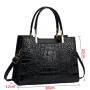 2023 Wholesale Fashion Handbags Women's Shoulder Bag Crocodile Skin Bag Clear Crossbody Woman Hand Bags