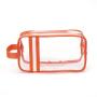 Gelory Women Clear Makeup Organizer Pouches Travel Toiletry Tote Bags Transparent PVC Girl Cosmetic Bag