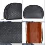 Custom Weave Emboss Pattern PU Leather Large Capacity Waterproof Nail Cosmetic Bag Travel Makeup Case For Women