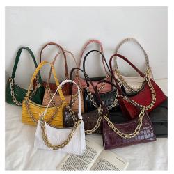 Korean Diamond Lattice Shoulder Small Bag Women's Messenger Small Square Chain Bag Wholesale PU Ladies Shoulder Bag China OEM