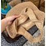ZWY321 Wholesale Summer Vacation Ladies Straw Woven Bag Daily Leisure Travel Eco-friendly Shoulder Bag New Hot Sale Beach Bag