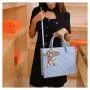 HR544 Women's Bag New Fashion Comfortable Handheld Scarf Ladies Handbag Single Shoulder Crossbody Underarm Large Square Bag