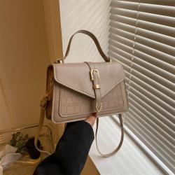 Summer New Fashion Simple One Shoulder Crossbody Casual Handheld Small Square Bag
