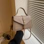 Summer New Fashion Simple One Shoulder Crossbody Casual Handheld Small Square Bag