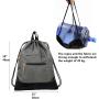 Gelory Swimming Athletic Sports Drawstring Backpack String Bag Gym Sack pack
