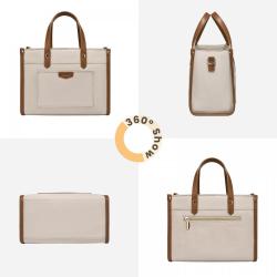 LOVEVOOK Fashion Office Ladies Work leak-proof & heat preservation beach bag handbag for Picnic lightweight lunch Tote Bag