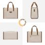 LOVEVOOK Fashion Office Ladies Work leak-proof & heat preservation beach bag handbag for Picnic lightweight lunch Tote Bag