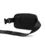 custom brand waterproof fitness waist bag adjustable buckle small nylon running sling belt pouch bag for women