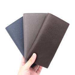 Classic Long Type Wallet For Men/Women Business Large Capacity Bag RFID Saffiano Genuine Leather Bifold Wallet