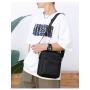 Factory direct supply fashion sports solid color Oxford cloth men shoulder messenger bag
