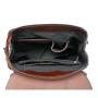 Realer Backpacks Women's vintage backpack 2021 new leather ladies bag pack fashion waxy cow genuine leather school bag for women