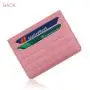 Factory wholesale pu mini card holder slim credit card holder rfid blocking wallet card holder