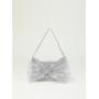 New water diamond inlaid bow design for a niche handheld evening bag sac main femm sac